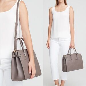 EUC Cuyana Work Satchel in Clay Smooth Leather